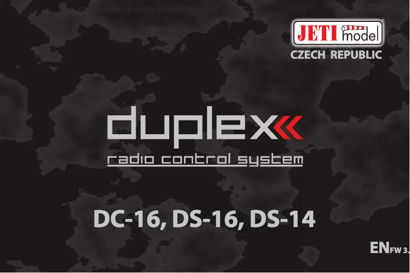 First page image of the manual for JDEX-TDC16-CL-MM