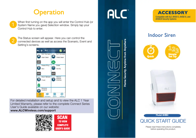 First page image of the manual for AHSS51