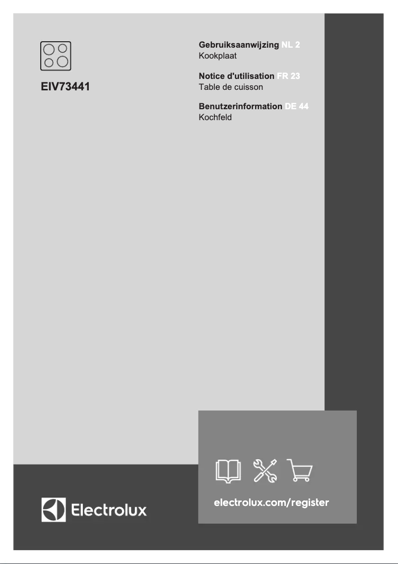 First page image of the manual for EIV73441