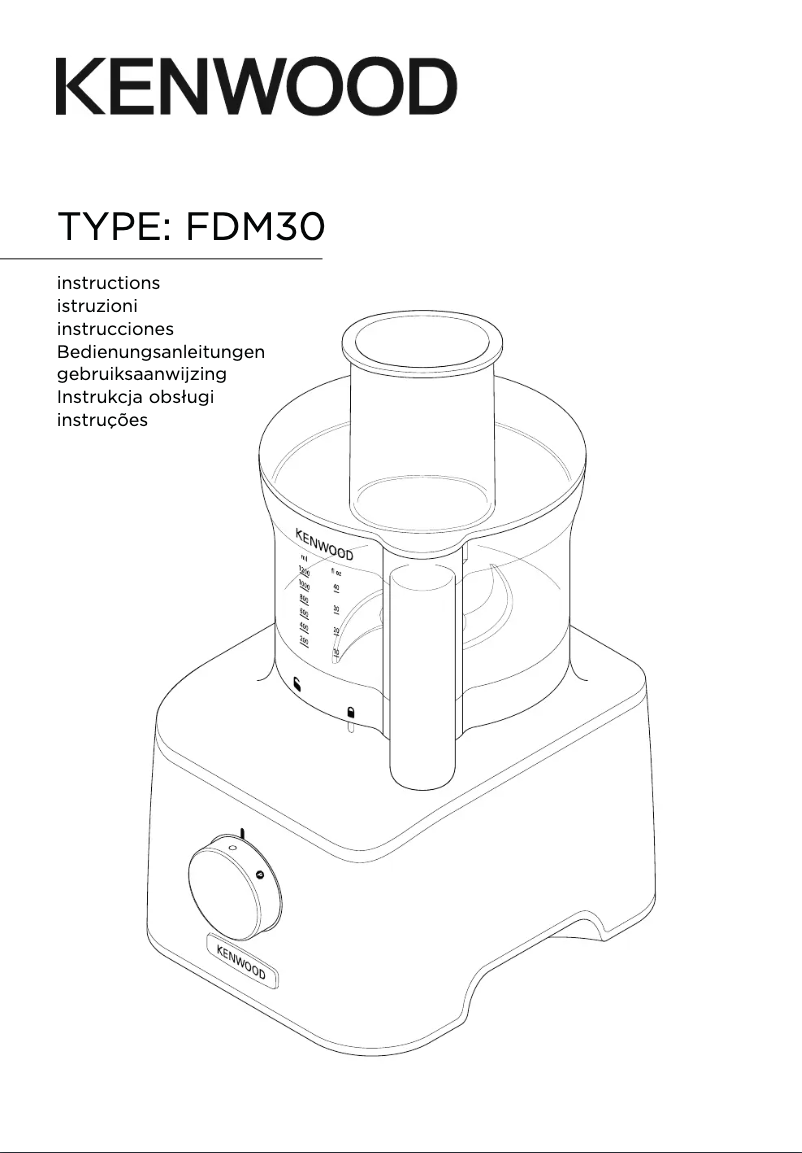 First page image of the manual for kMix TCX750