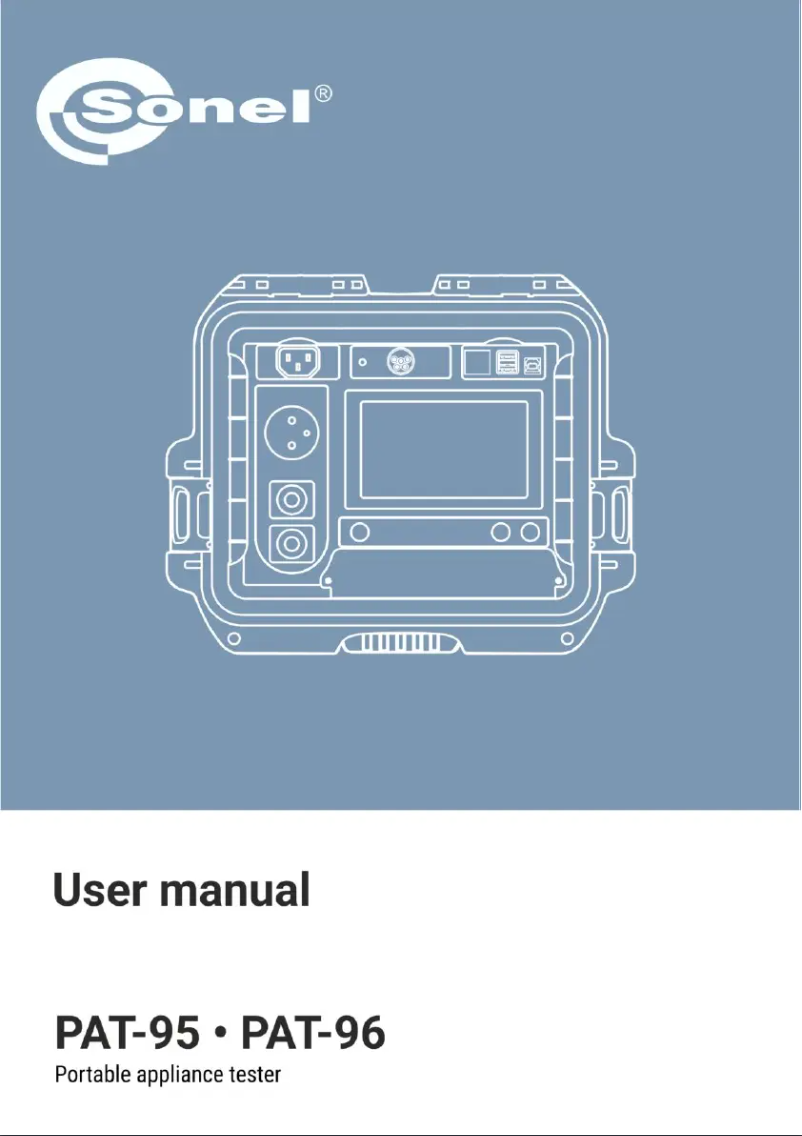 First page image of the manual for PAT-95