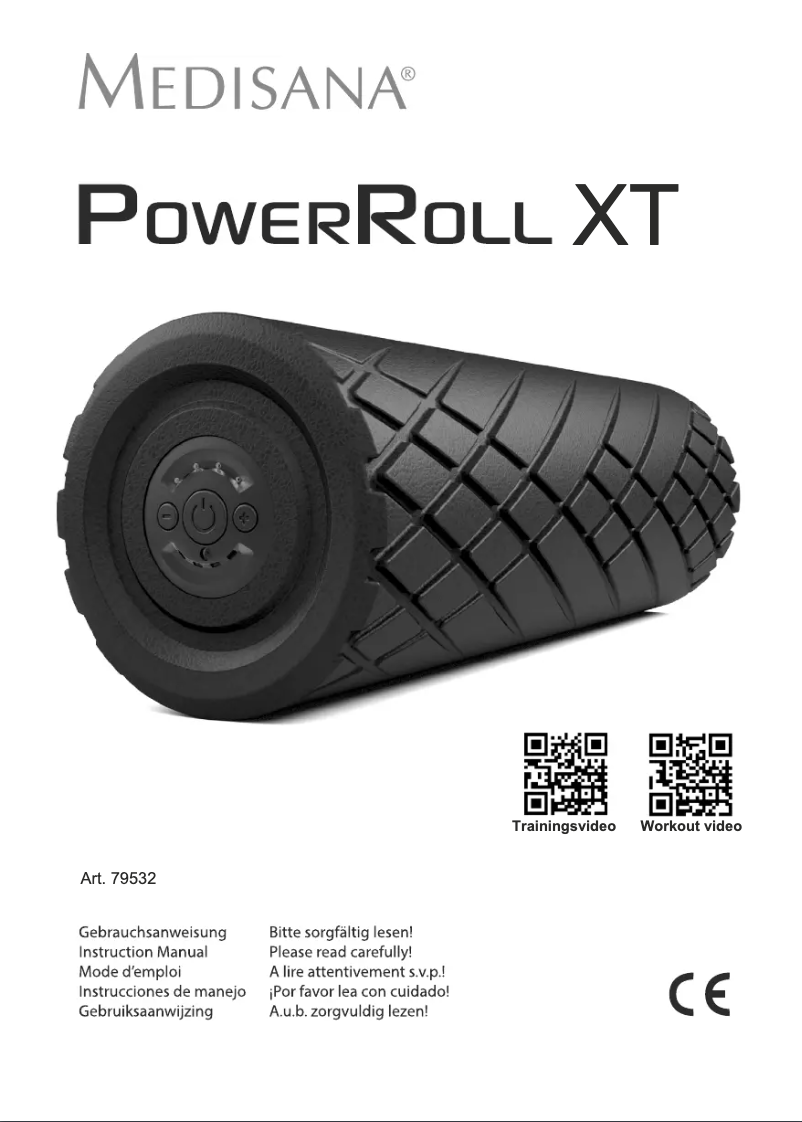 First page image of the manual for PowerRoll XT