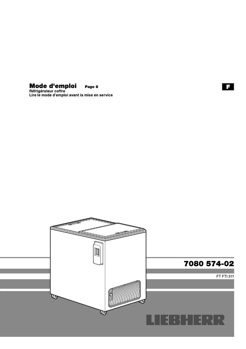 First page image of the manual for FT 2900
