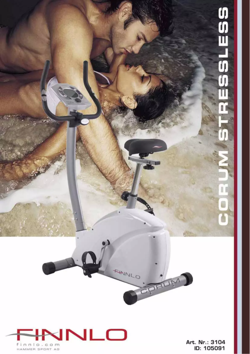 Page 1 of the manual User Manual Finnlo Corum Stressless