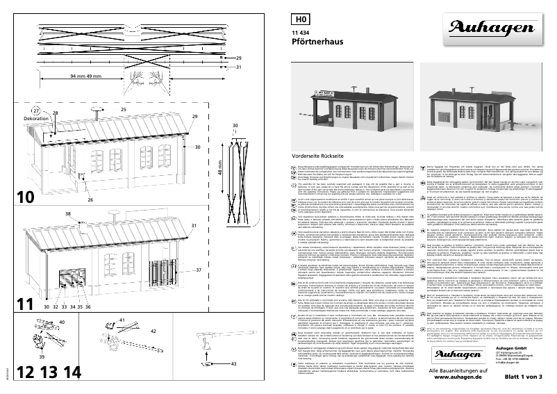 First page image of the manual for 11434