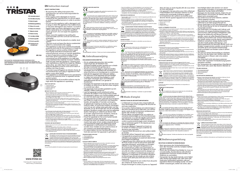 Image de la première page du manuel de l'appareil WF-2120