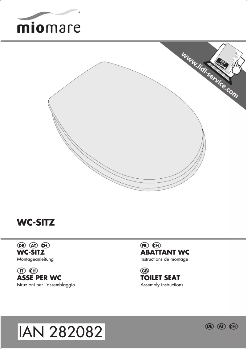 First page image of the manual for IAN 282082