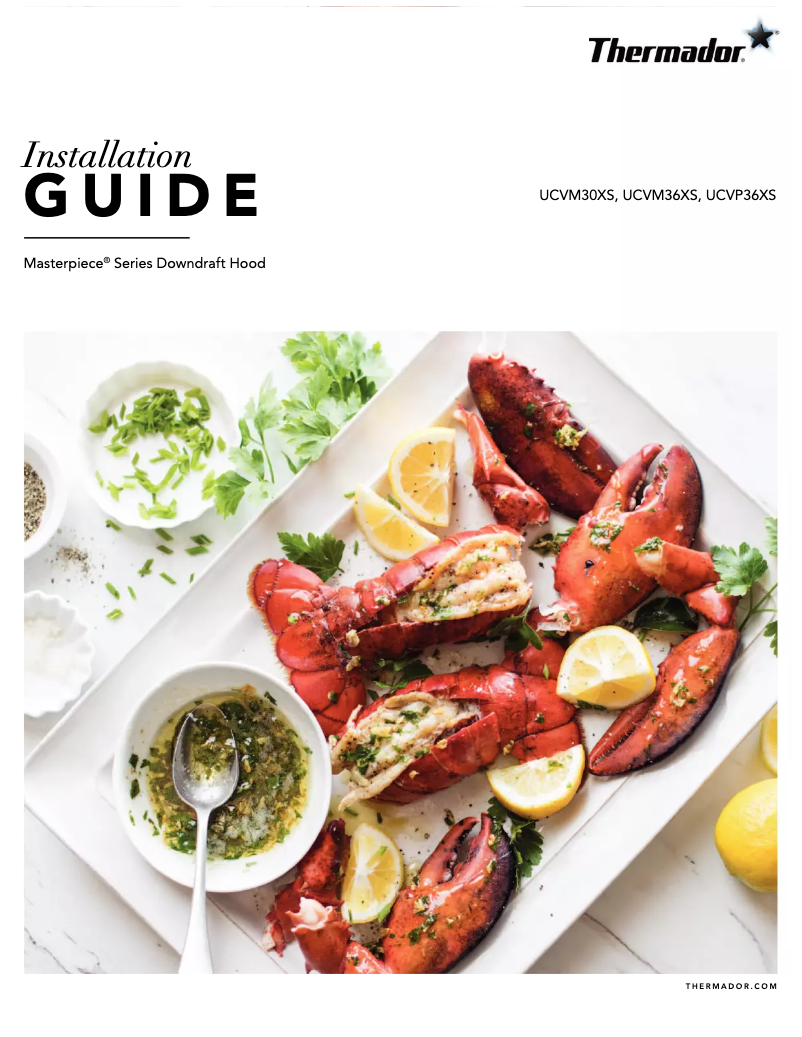 First page image of the manual for UCVM30XS