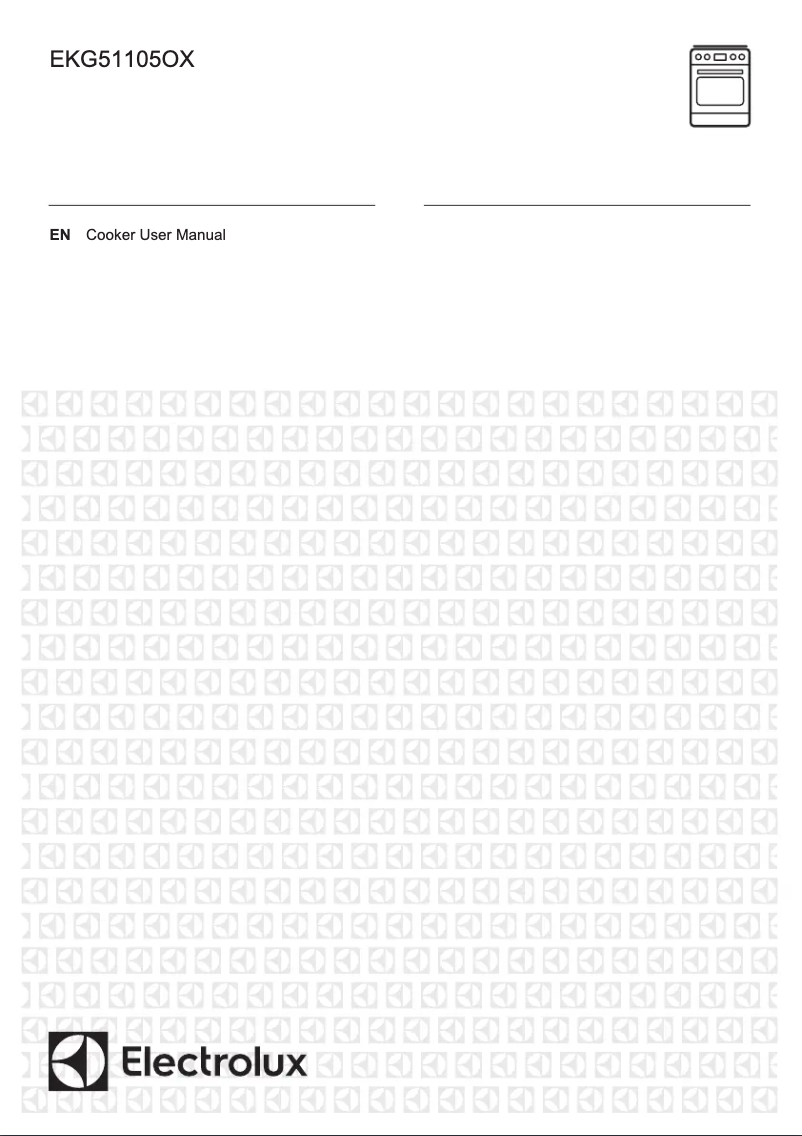 First page image of the manual for EKG51105OX