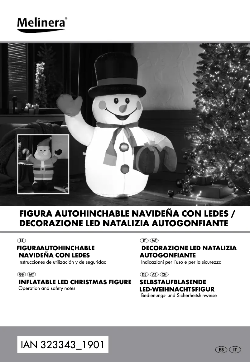 Page 1 of the manual User Manual Melinera HG05440A