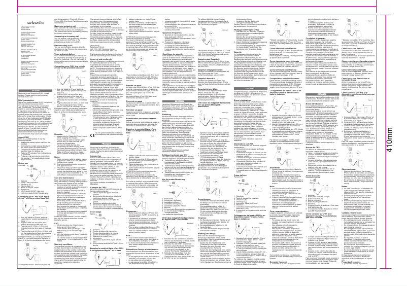 First page image of the manual for ePure CH01