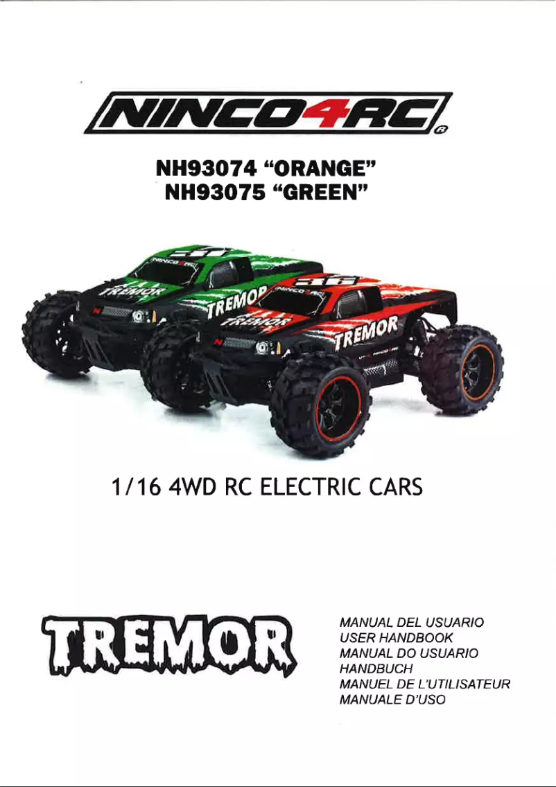 First page image of the manual for Tremor NH93075
