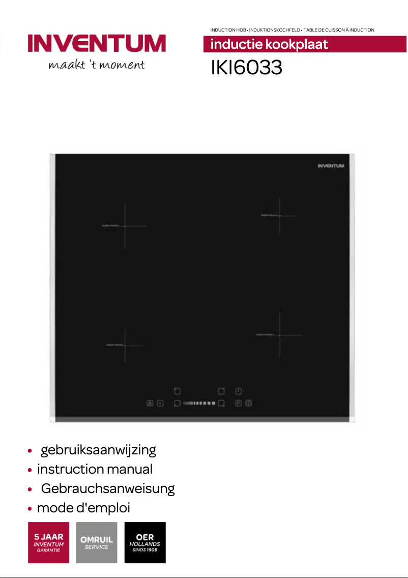 First page image of the manual for IKI6033