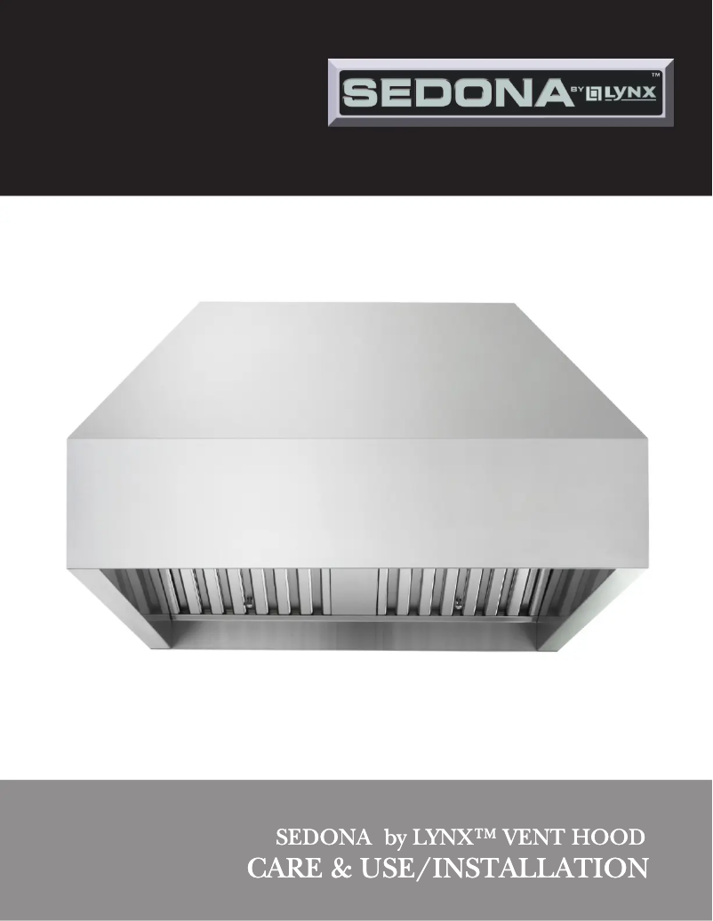 Page 1 of the manual User Manual Lynx SVH36