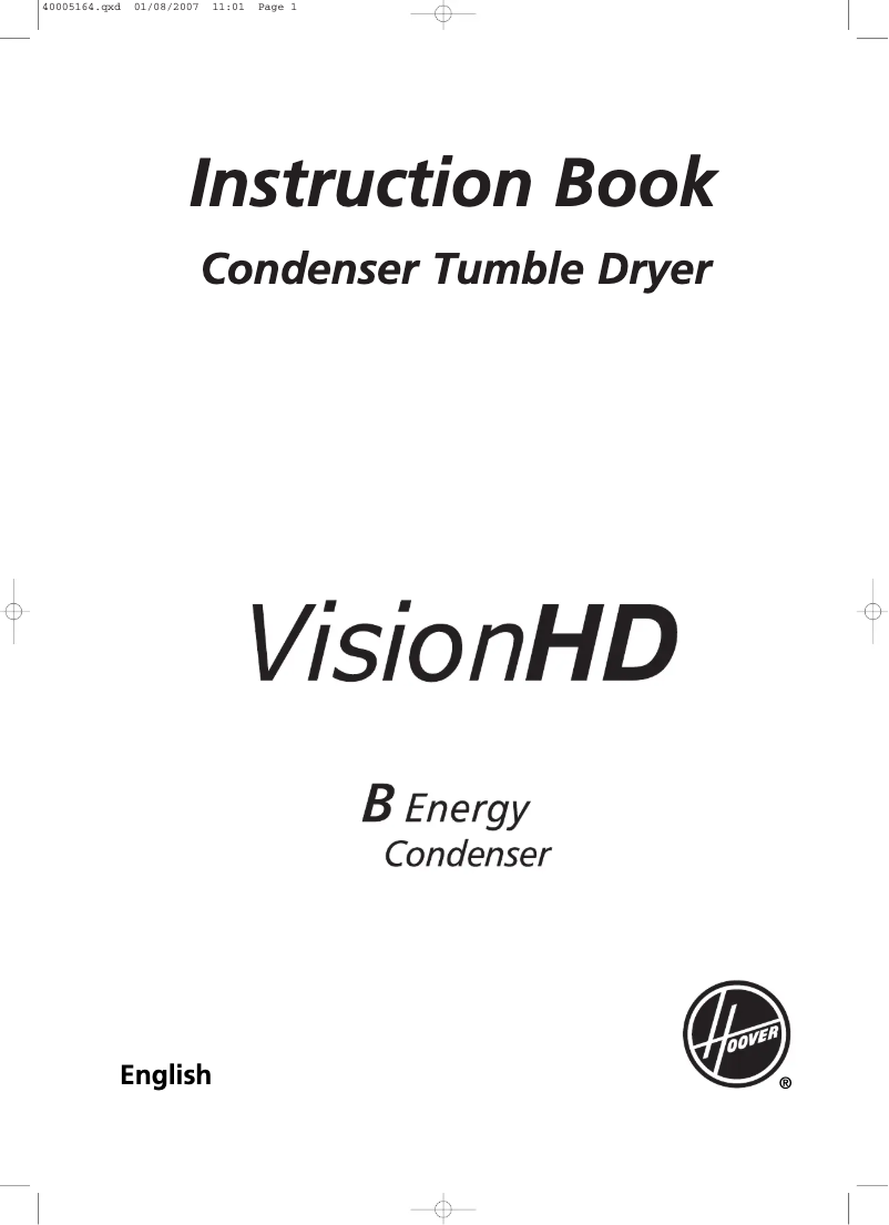 First page image of the manual for VHC 380-80