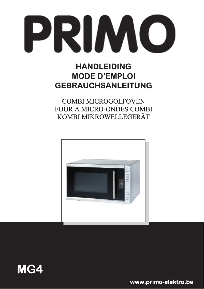 Page 1 of the manual User Manual Primo MG4