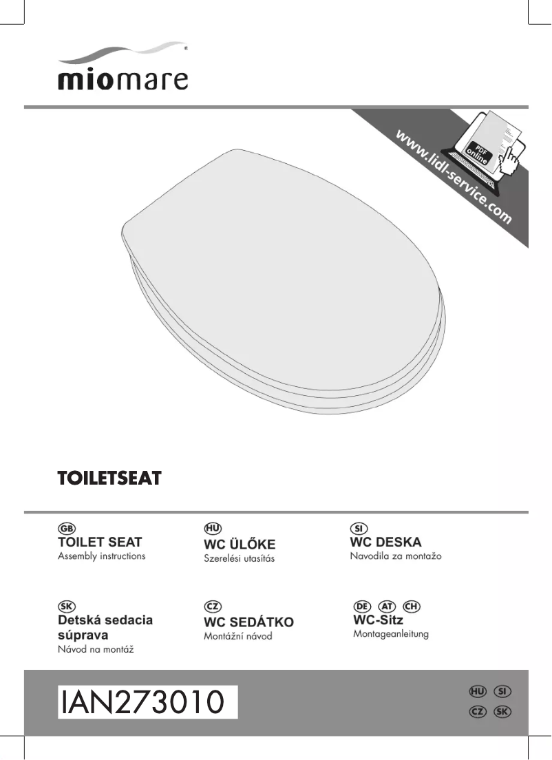 Page 1 of the manual User Manual Miomare IAN 273010