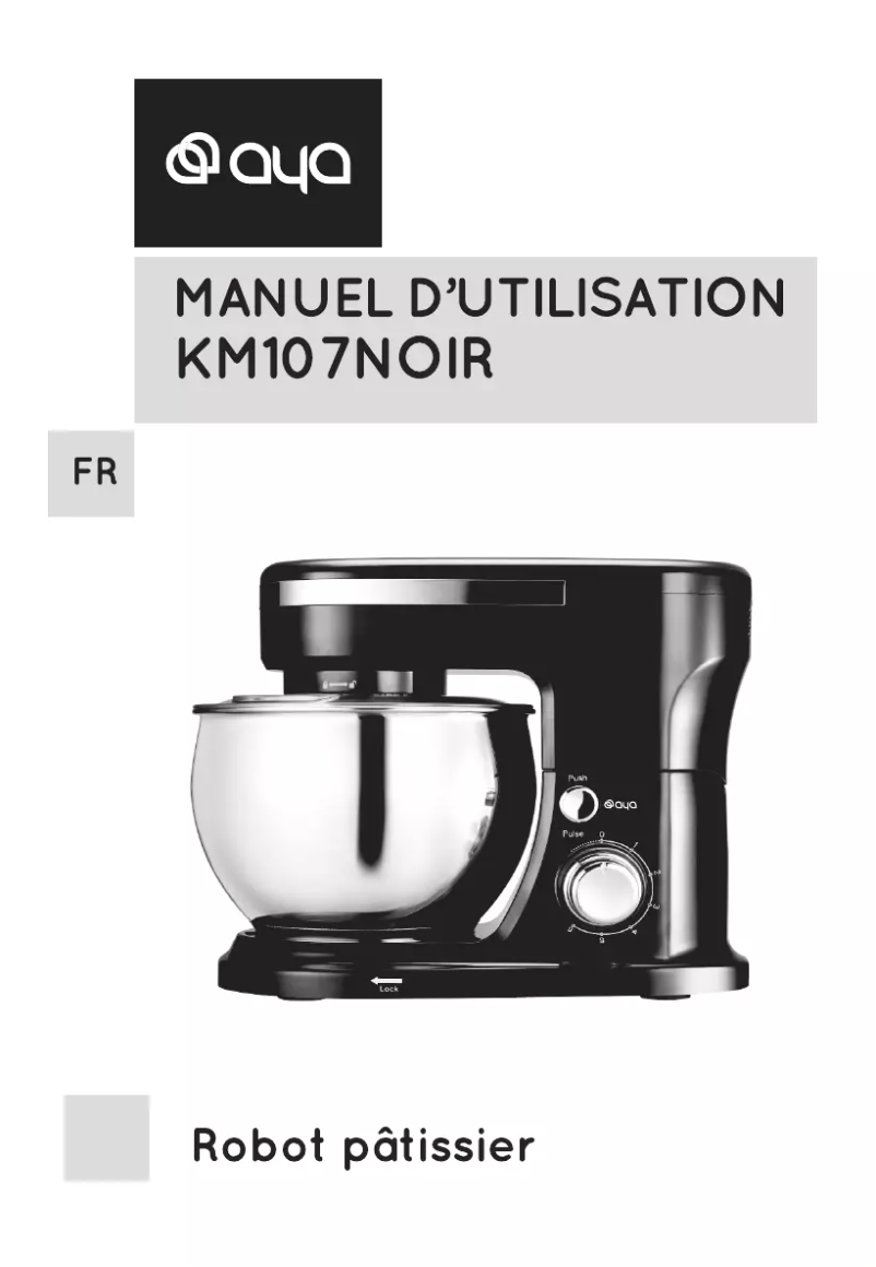 First page image of the manual for KM107