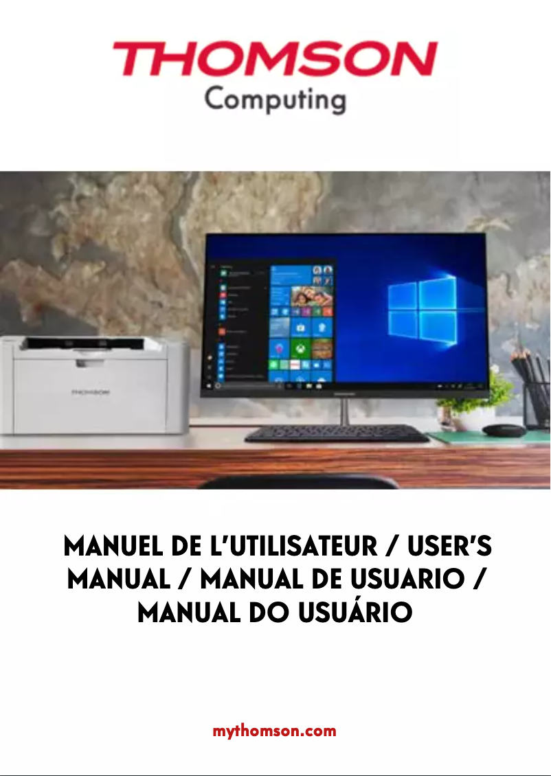 Page 1 of the manual User Manual Thomson AIO 24