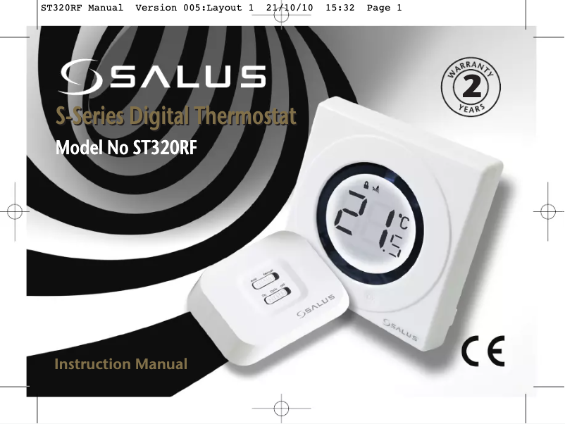 First page image of the manual for ST320RF