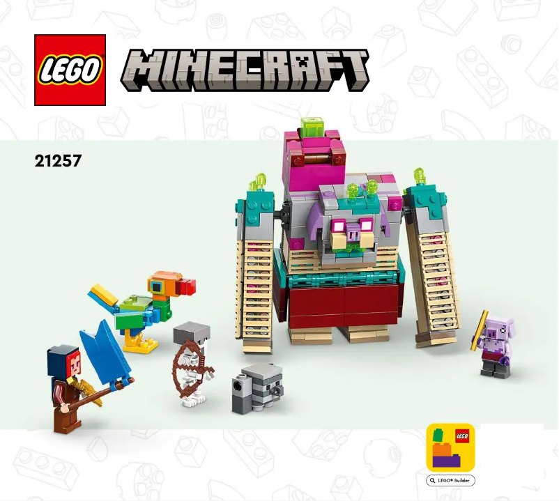 Page 1 of the manual User Manual Lego Minecraft 21257
