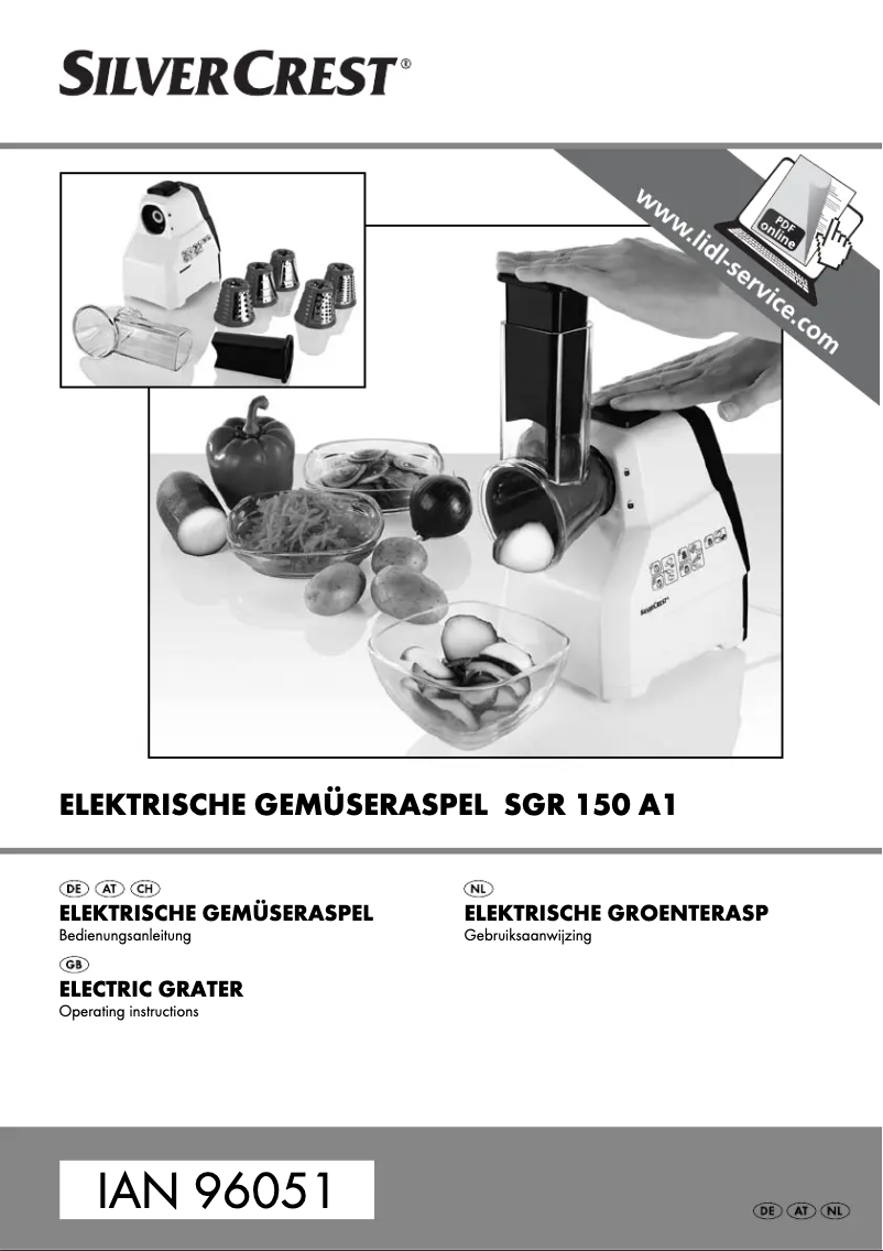 Image de la première page du manuel de l'appareil SGR 150 A1