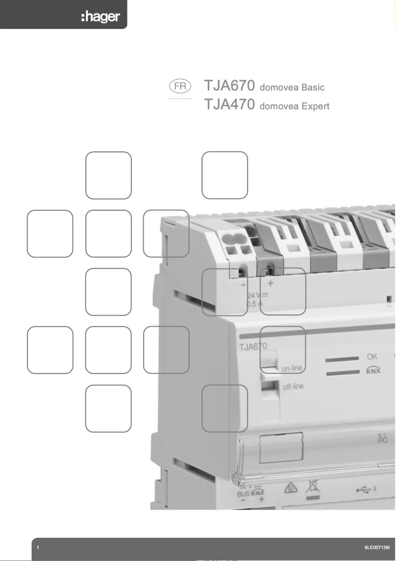 First page image of the manual for TJA470