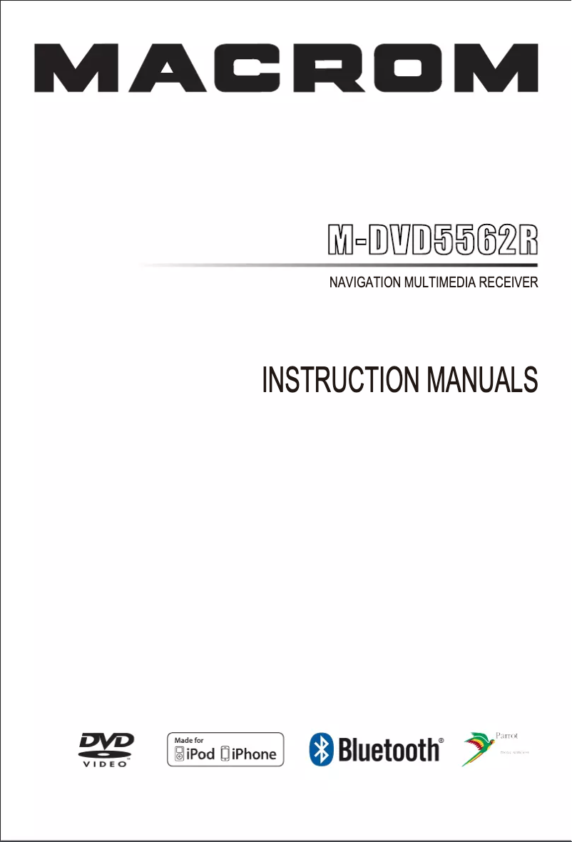 Page 1 of the manual User Manual Macrom M-DVD5562R