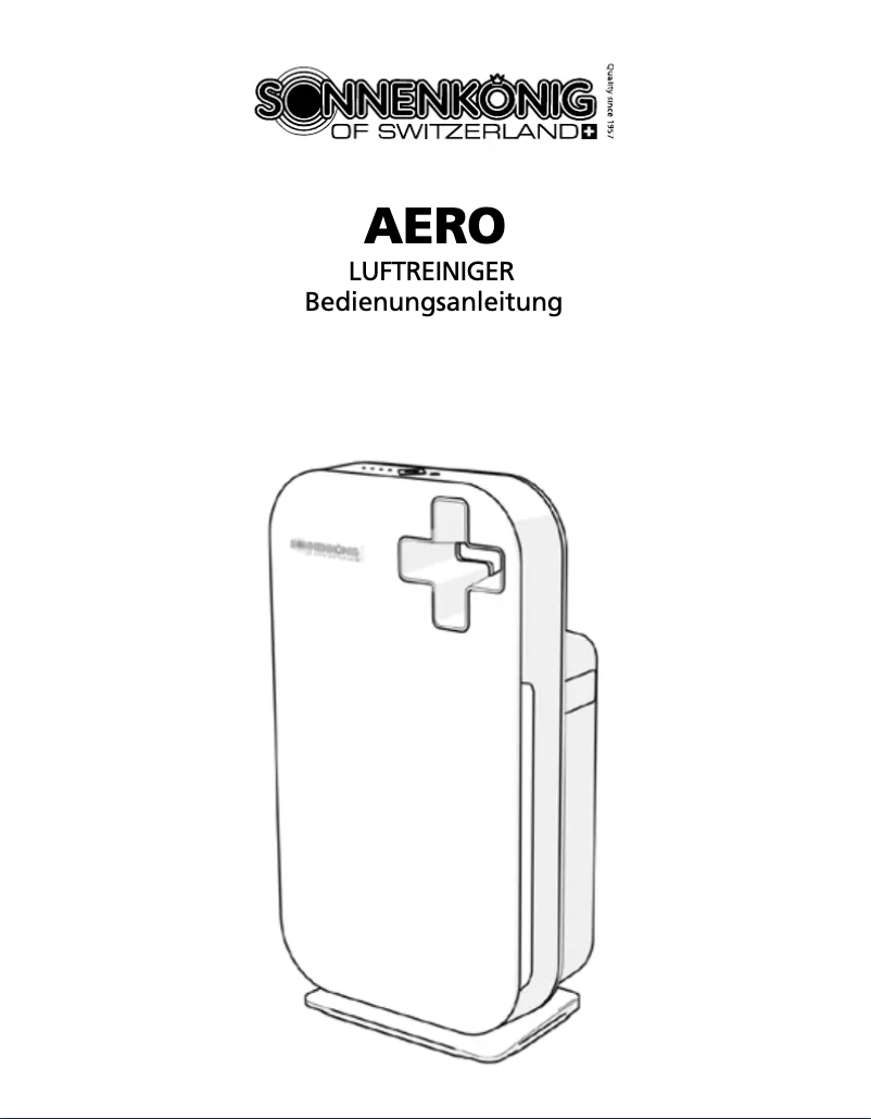 Page 1 of the manual User Manual Sonnenkönig Aero