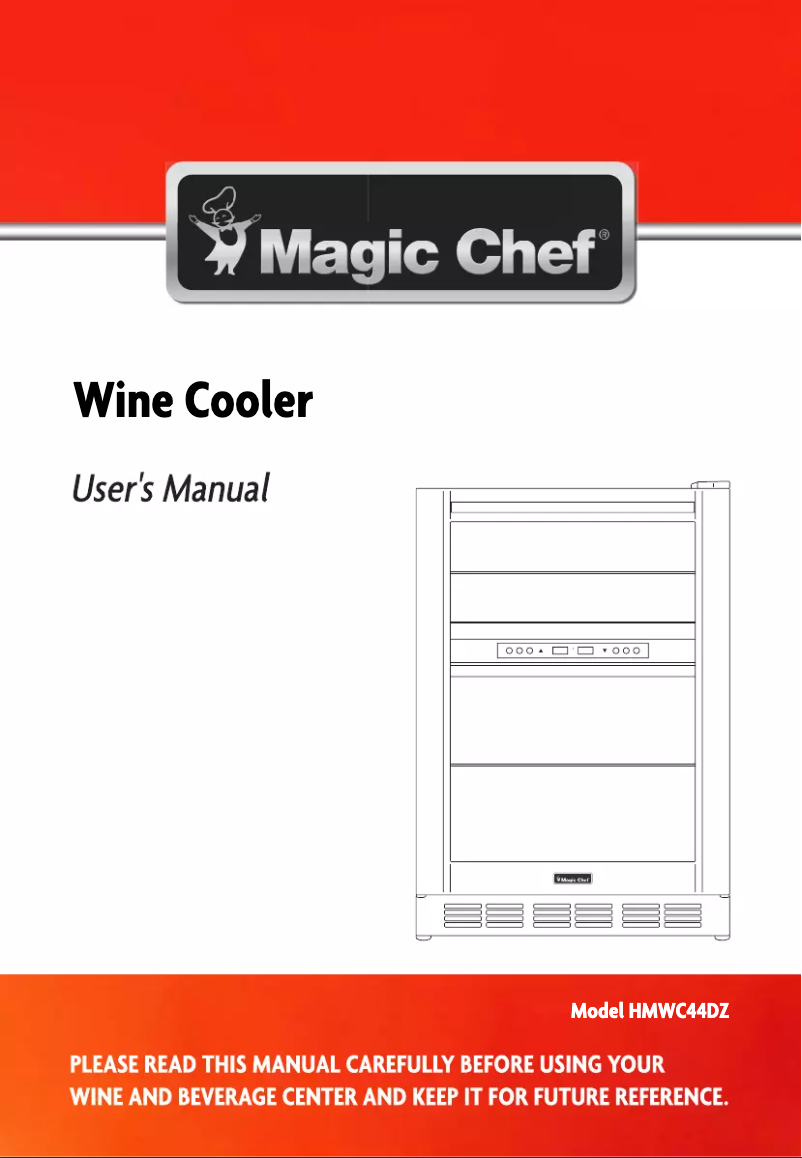 Page 1 de la notice Mode d'emploi Magic Chef HMWC44DZ