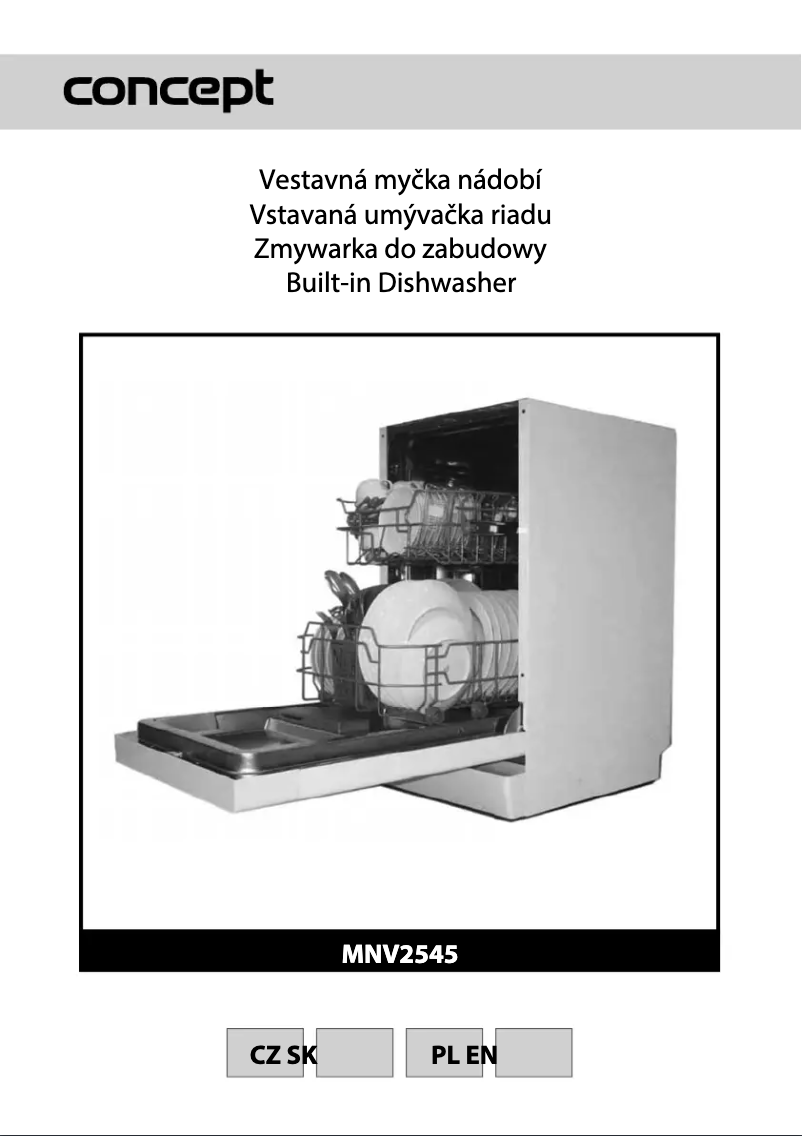 First page image of the manual for MNV-2545