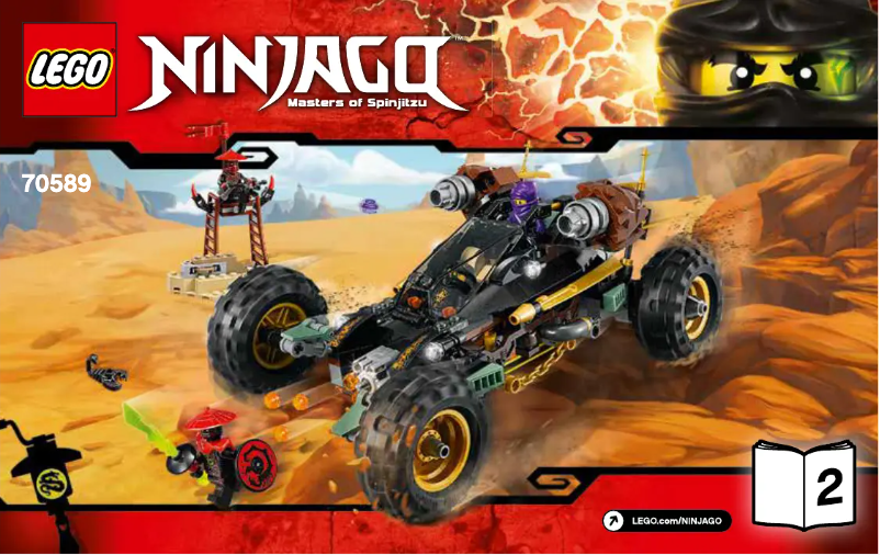 Page 1 of the manual User Manual Lego Ninjago 70589
