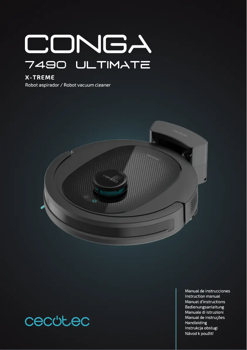 Image de la première page du manuel de l'appareil Conga 7490 Ultimate X-Treme