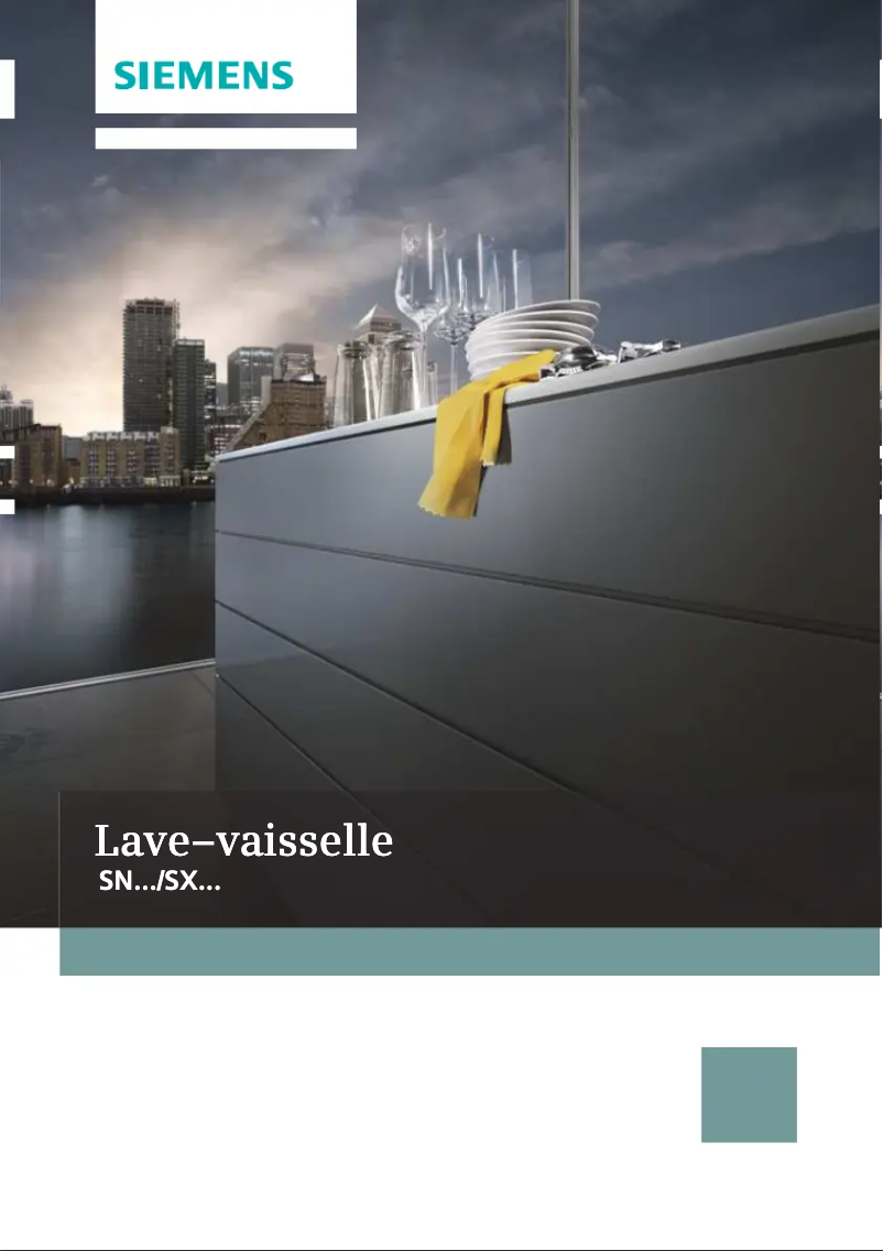 Page 1 of the manual User Manual Siemens SX65E009EU