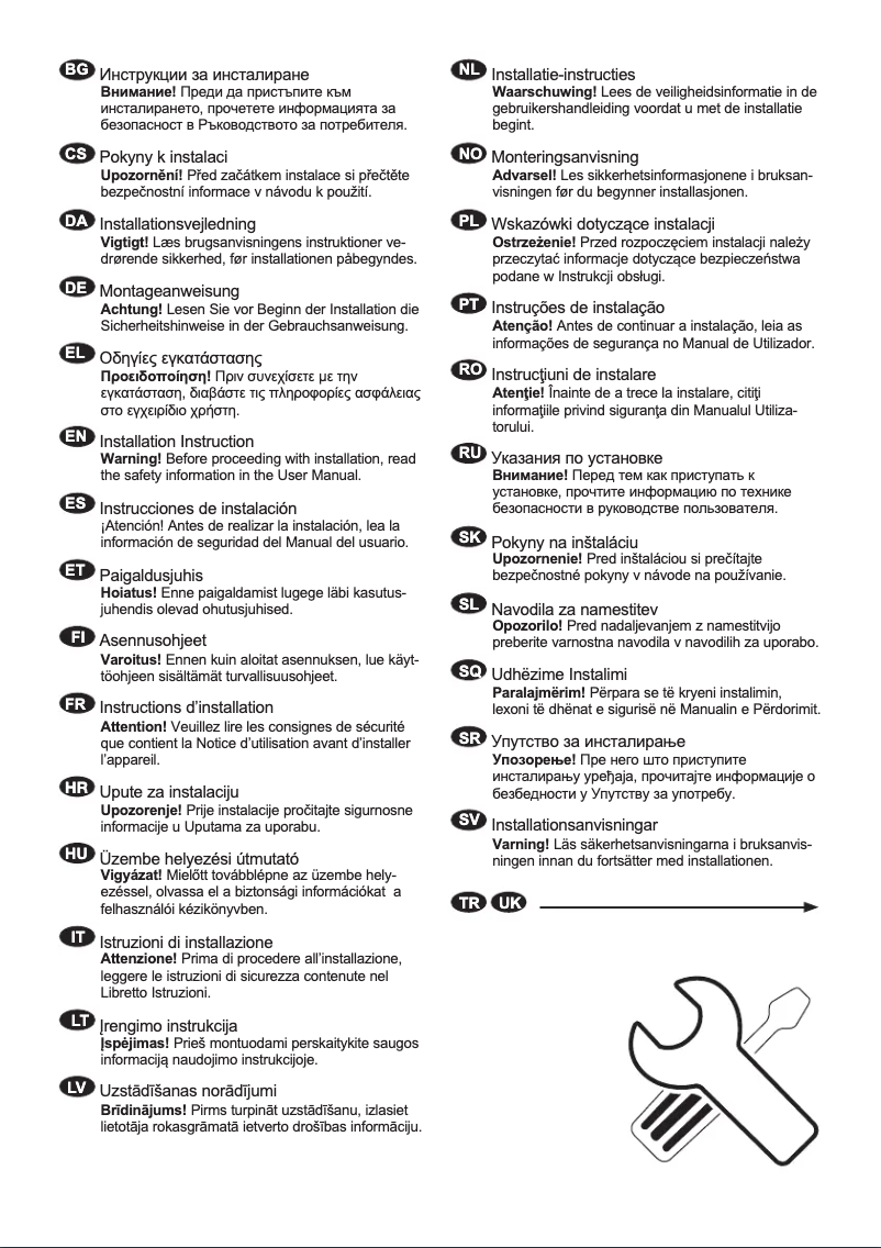 First page image of the manual for HHOB860S