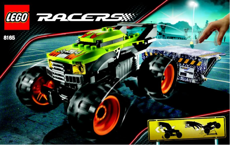 Page 1 of the manual User Manual Lego Racers 8165