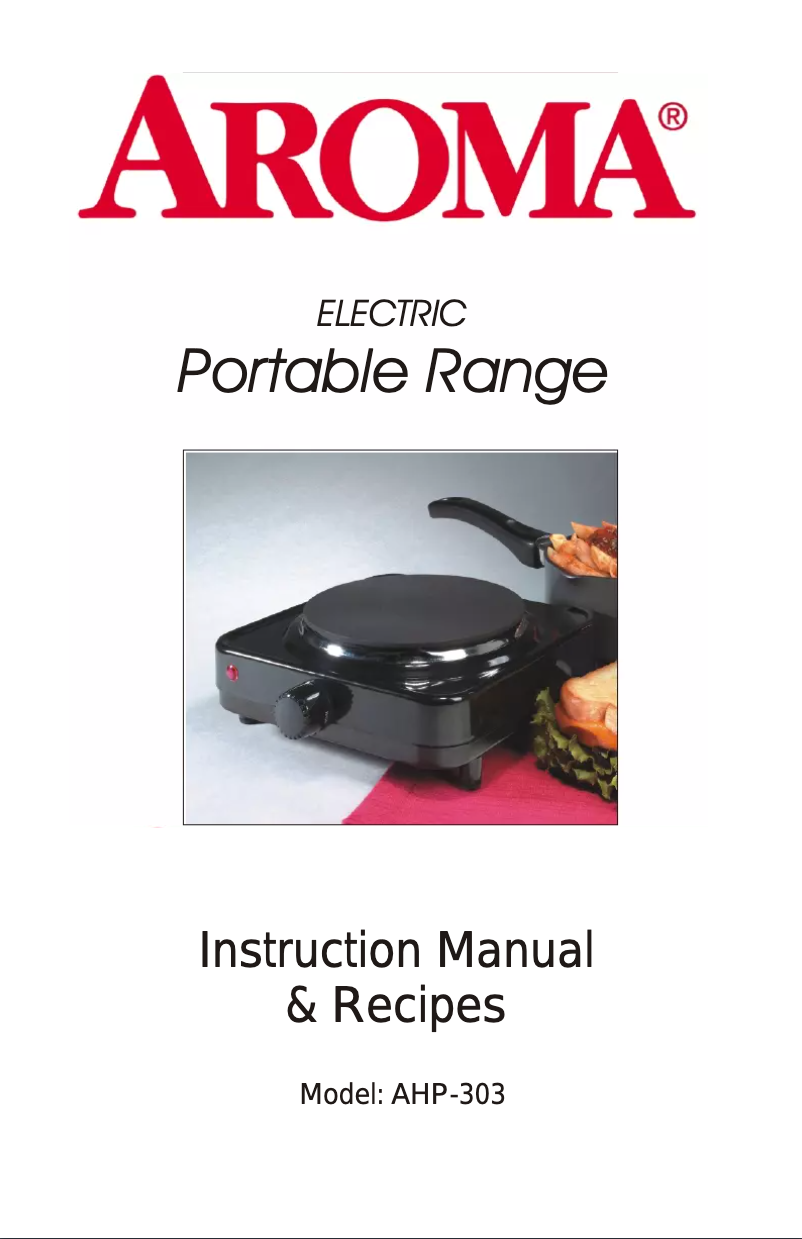 Image de la première page du manuel de l'appareil AHP-303