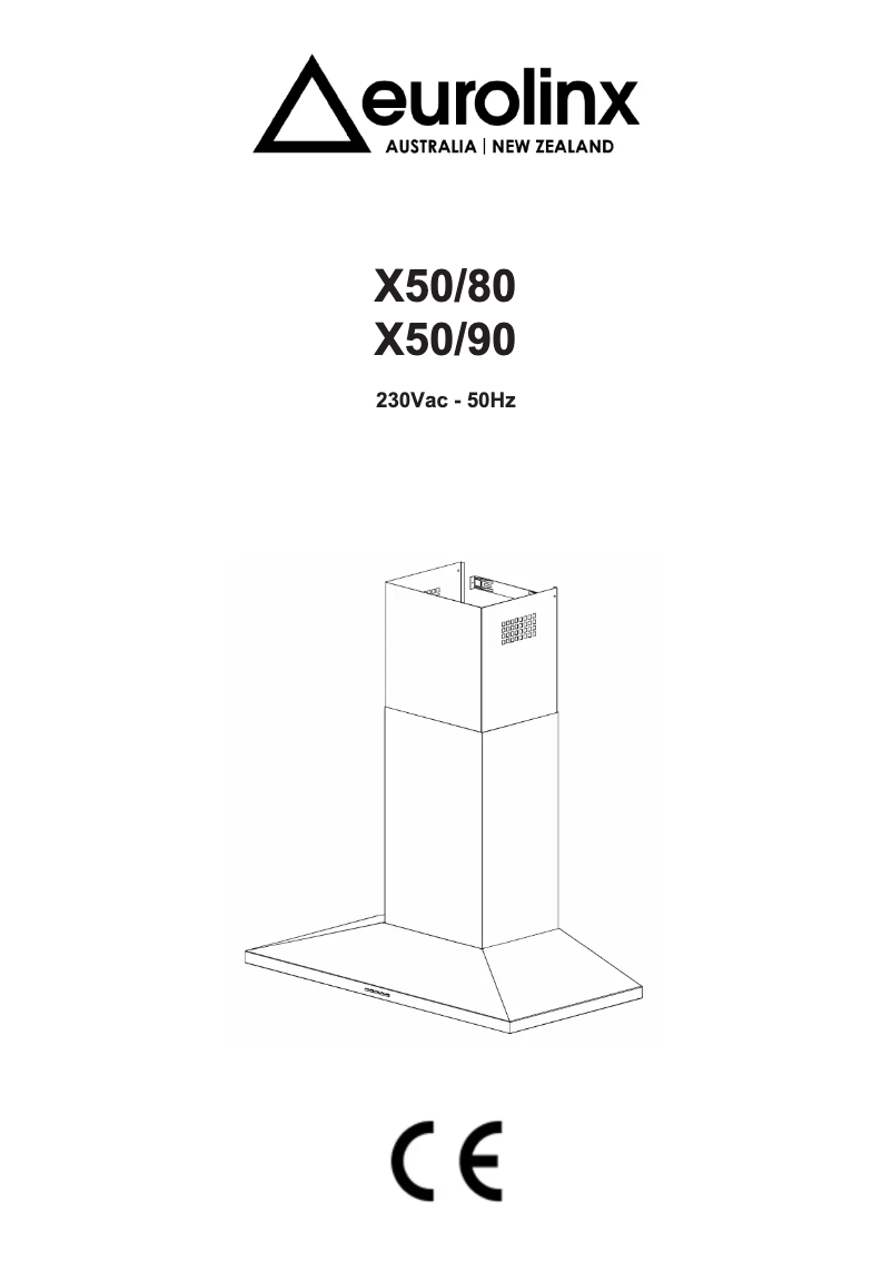 Page 1 of the manual User Manual Ilve X50