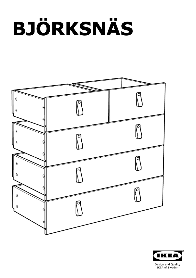 First page image of the manual for BJÖRKSNÄS 504.073.04