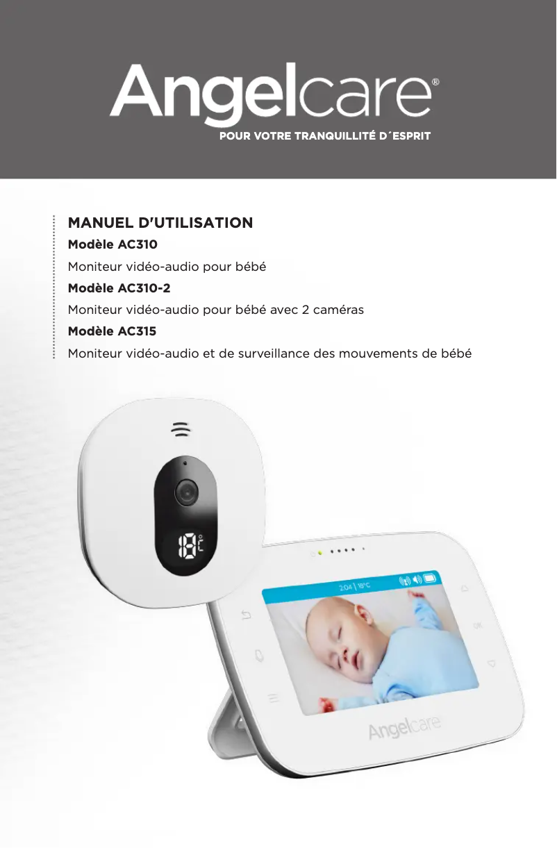 Page 1 of the manual User Manual Angelcare AC310