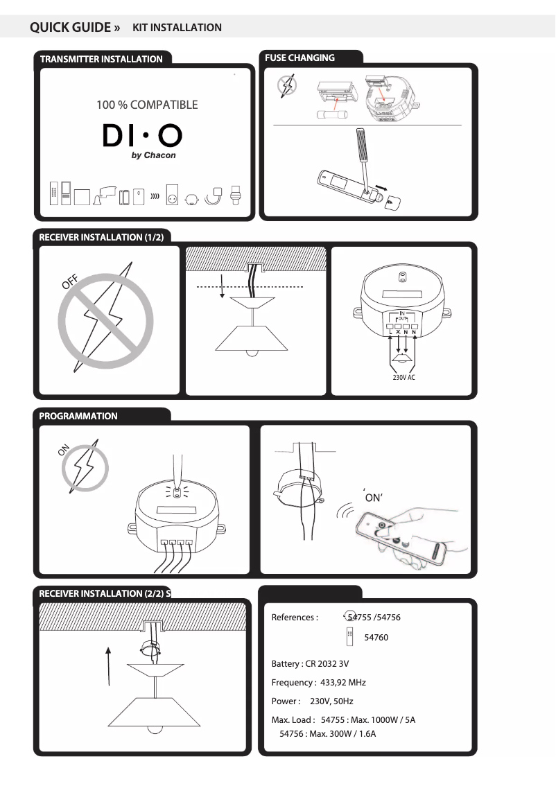 First page image of the manual for 54797