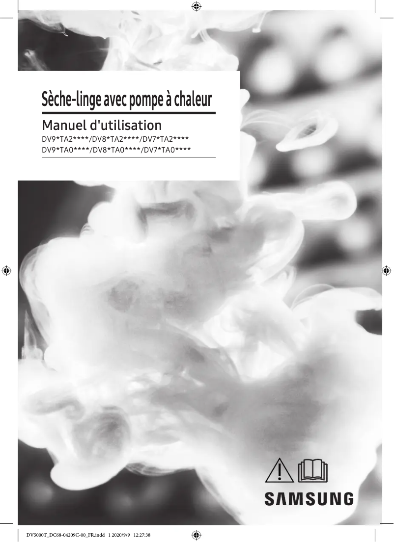 Page 1 of the manual User Manual Samsung DV80TA020DH