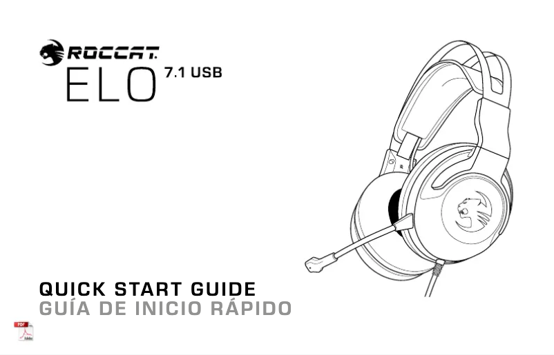 First page image of the manual for ELO 7.1 USB