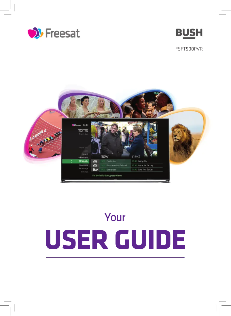 Image de la première page du manuel de l'appareil FSFTPVR500