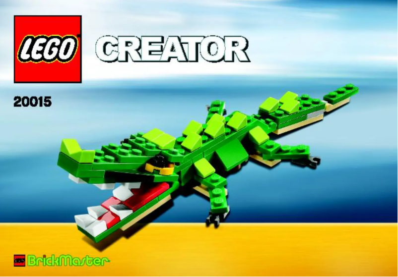 Page 1 of the manual User Manual Lego 2010 BM Creator MAY