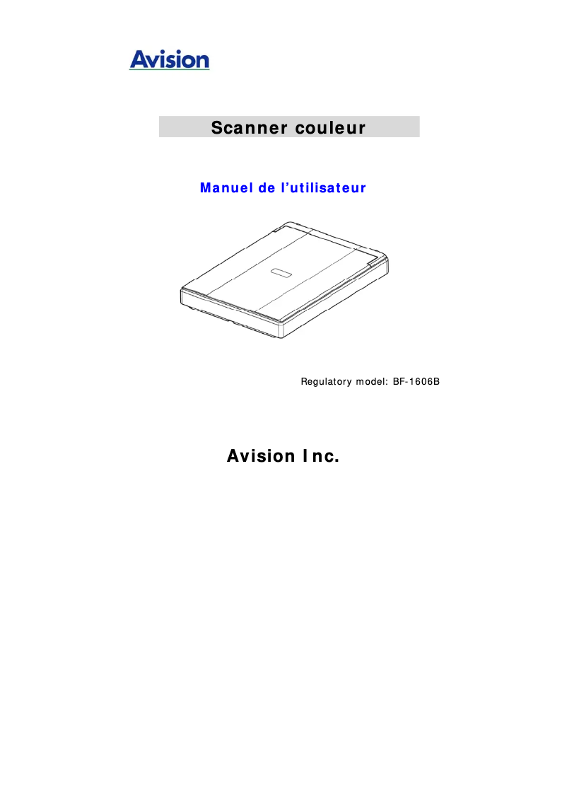 First page image of the manual for FB10