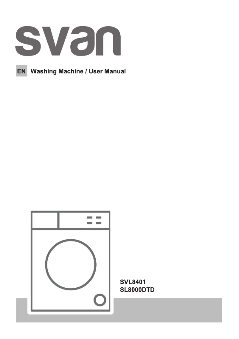 First page image of the manual for SL8000DTD