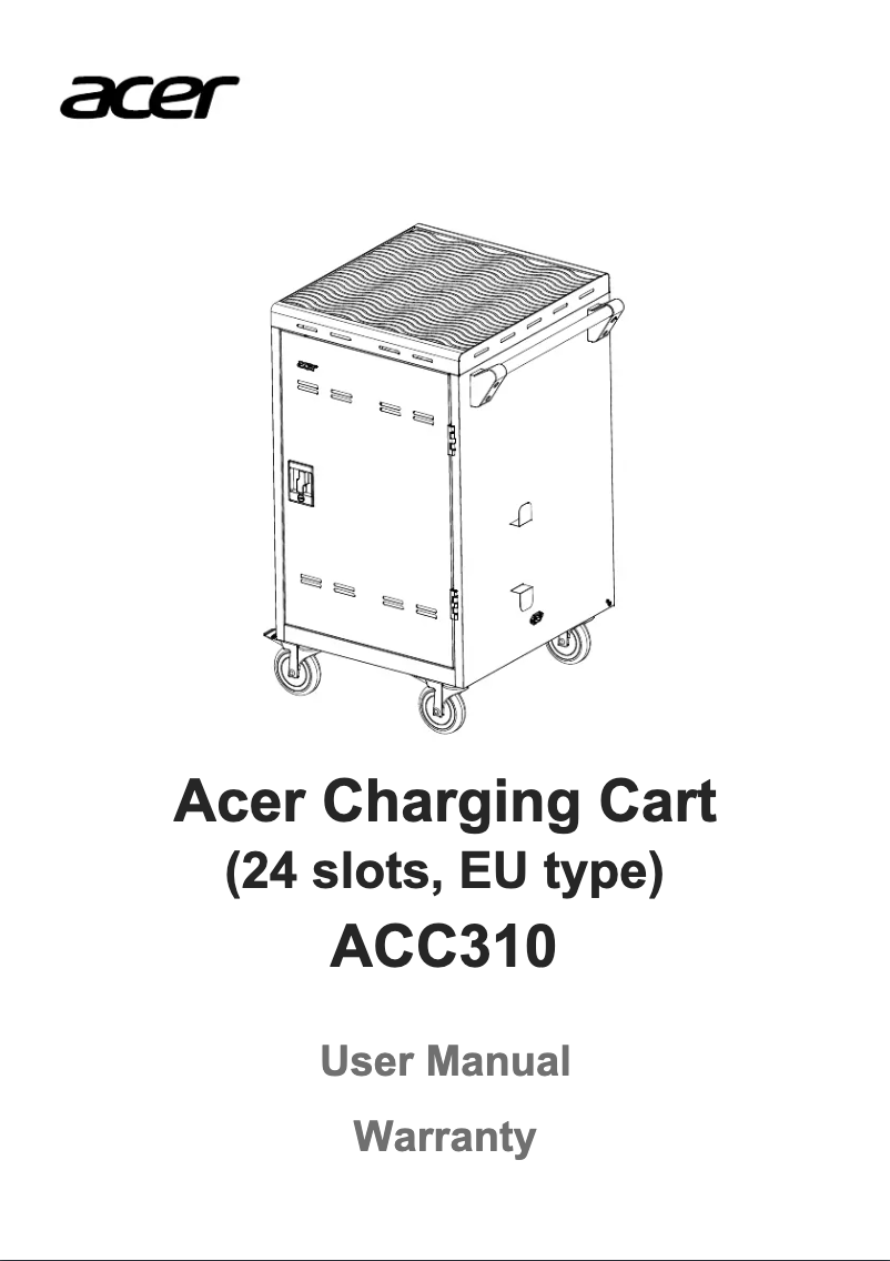 Page 1 of the manual User Manual Acer ACC310