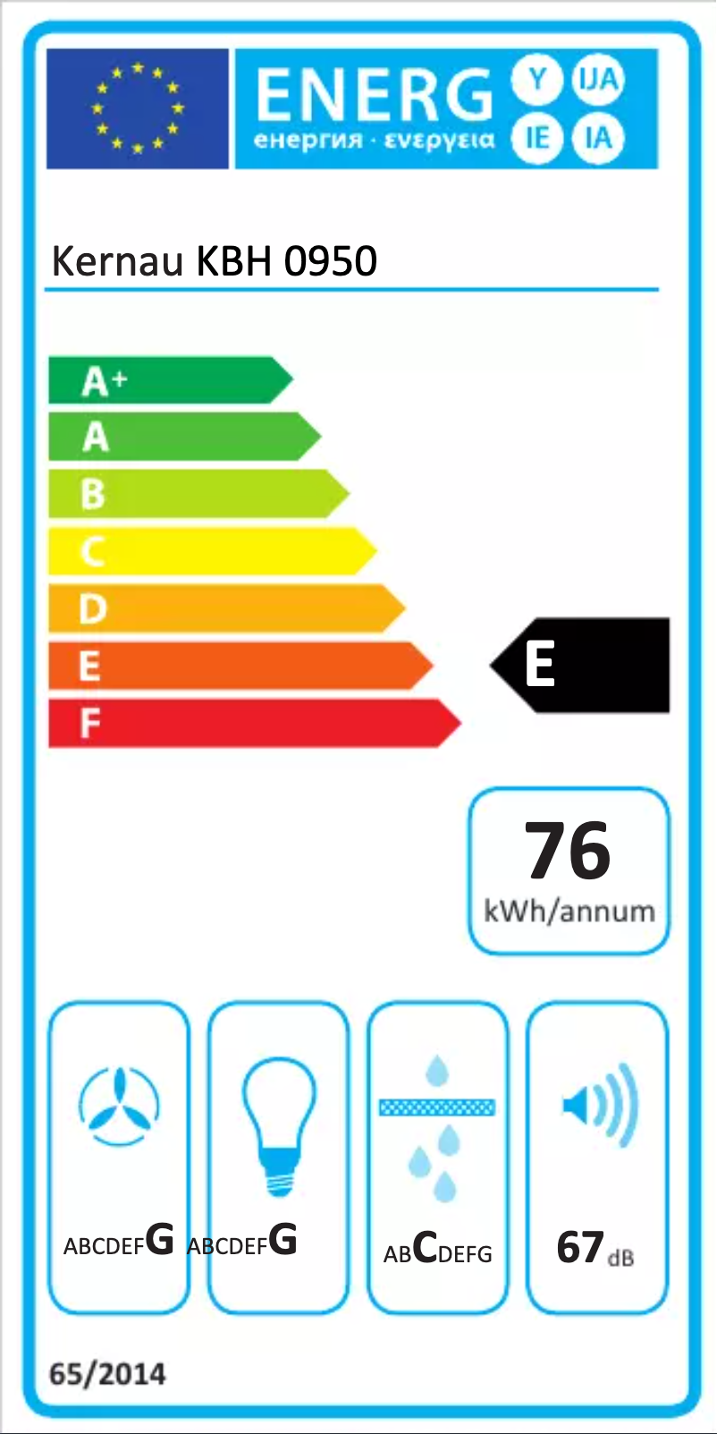 Image de la première page du manuel de l'appareil KBH 0950 W