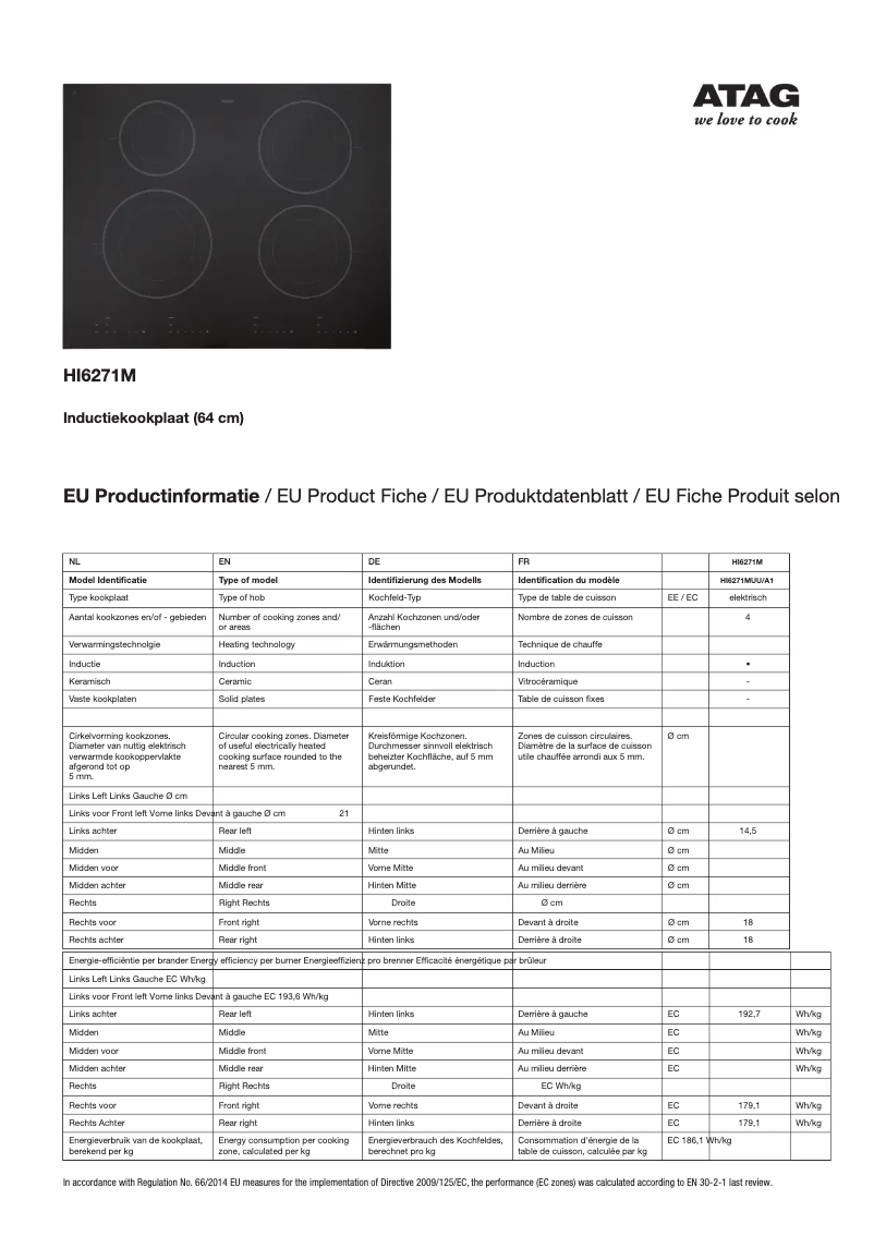 First page image of the manual for HI6271M